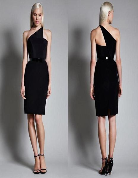 classic 2020 one shoulder knee length cocktail dresses sheath zipper back with sash black satin party gowns for women custom4320572
classic 2020 one shoulder knee length cocktail dresses sheath zipper back with sash black satin party gowns for women custom4320572