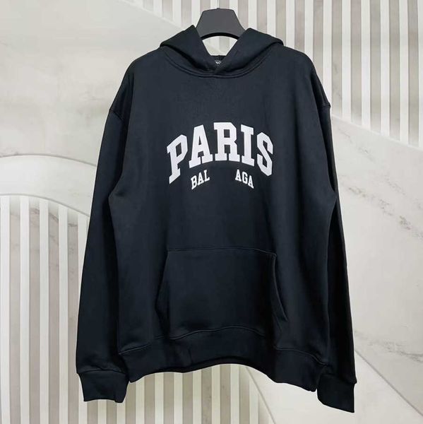 2023 designer balanciagas fashion graffiti hoodie autumn and winter classic button hooded pullover sweater loose casual printed hoodies, Black
2023 designer balanciagas fashion graffiti hoodie autumn and winter classic button hooded pullover sweater loose casual printed hoodies, Black