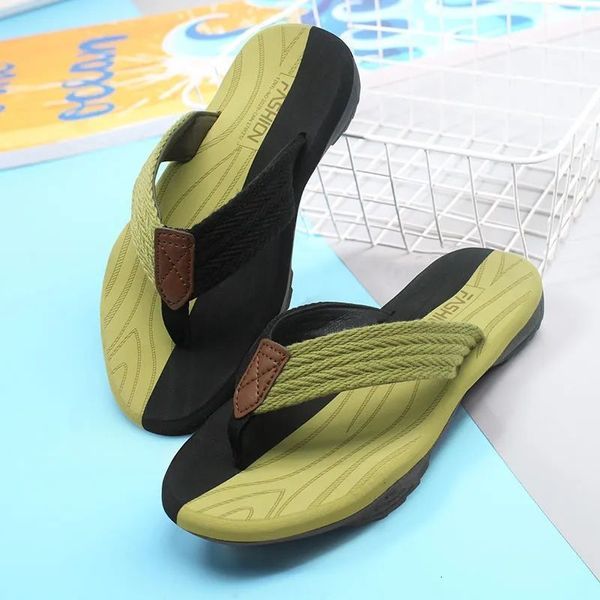 slippers summer men's beach flip flops outdoor eva comfortable thick-soled trendy slippers 230712, Black
slippers summer men's beach flip flops outdoor eva comfortable thick-soled trendy slippers 230712, Black