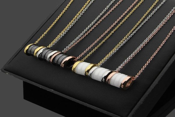 classic titanium steel black and white ceramic pendant necklaces for women men 18k gold plated love chain necklace fashion accesso2025431, Silver
classic titanium steel black and white ceramic pendant necklaces for women men 18k gold plated love chain necklace fashion accesso2025431, Silver