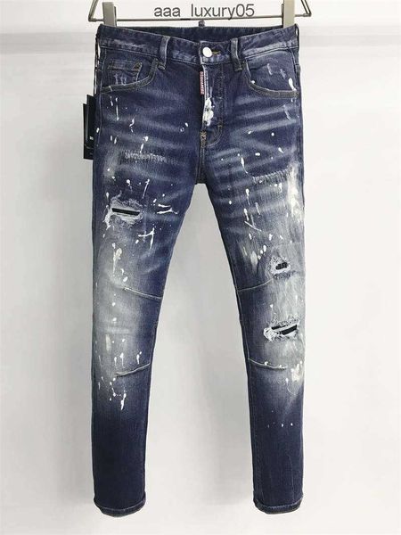 2023 new arrivals mens luxury designer denim jeans holes trousers biker pants men's clothing 9816 dsquare d2 dsqs dsq2s ckt3, Blue
2023 new arrivals mens luxury designer denim jeans holes trousers biker pants men's clothing 9816 dsquare d2 dsqs dsq2s ckt3, Blue