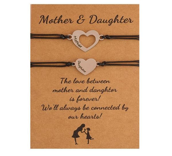 print mother daughter letter stainless steel bracelet leather rope chain heart charm bracelets for women mother039s day gift7462405, Golden;silver
print mother daughter letter stainless steel bracelet leather rope chain heart charm bracelets for women mother039s day gift7462405, Golden;silver