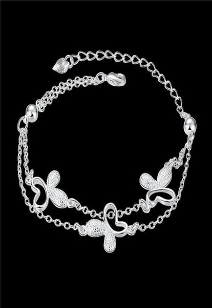 gift butterfly 925 silver bracelet jspb409 girl women sterling silver plated charm bracelets2968138, Golden;silver
gift butterfly 925 silver bracelet jspb409 girl women sterling silver plated charm bracelets2968138, Golden;silver