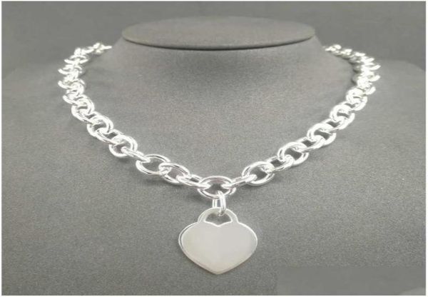 pendant necklaces s925 sterling sier necklace for women classic heartshaped charm chain luxury brand jewelry q0603 drop delivery p6373114, Silver
pendant necklaces s925 sterling sier necklace for women classic heartshaped charm chain luxury brand jewelry q0603 drop delivery p6373114, Silver