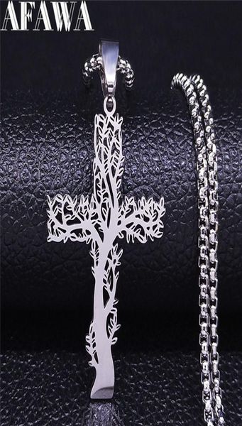 fashion jewelrynecklace stainless steel tree of life cross pendant necklace silver color men women aesthetic necklace jewelry arbo9235920
fashion jewelrynecklace stainless steel tree of life cross pendant necklace silver color men women aesthetic necklace jewelry arbo9235920