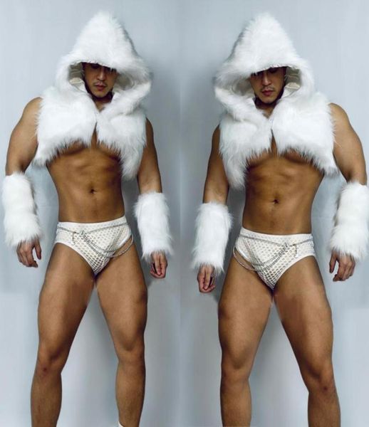 stage wear men39s nightclub bar gogo dancer costume white hooded fur vest suit burning man rave outfit pole dance clothing6878129, Black;red
stage wear men39s nightclub bar gogo dancer costume white hooded fur vest suit burning man rave outfit pole dance clothing6878129, Black;red