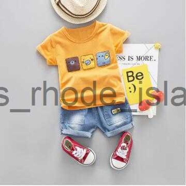 t-shirts cotton baby boy cartoon summer clothes sets toddler short sleeve t-shirt denim jeans children clothing suits costume for kids x0714, Blue
t-shirts cotton baby boy cartoon summer clothes sets toddler short sleeve t-shirt denim jeans children clothing suits costume for kids x0714, Blue