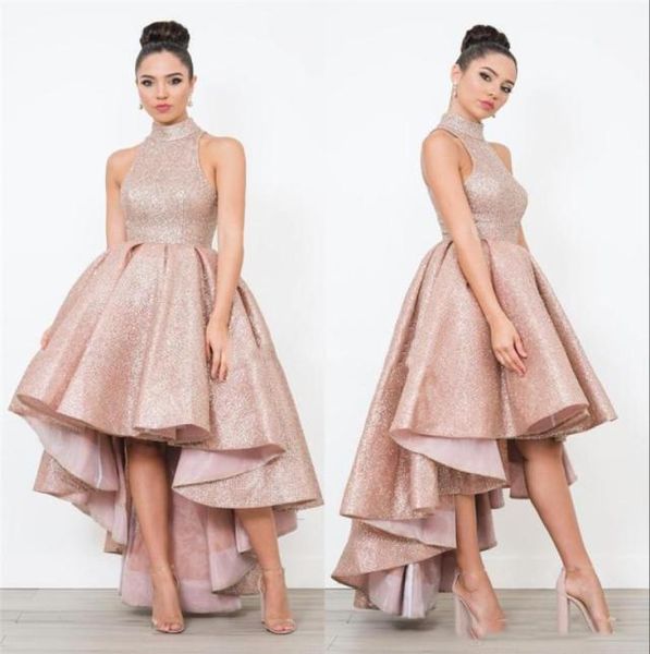 rose gold sequined arabic short prom dresses high neck plus size high low formal pageant evening party gowns8263176, Black
rose gold sequined arabic short prom dresses high neck plus size high low formal pageant evening party gowns8263176, Black