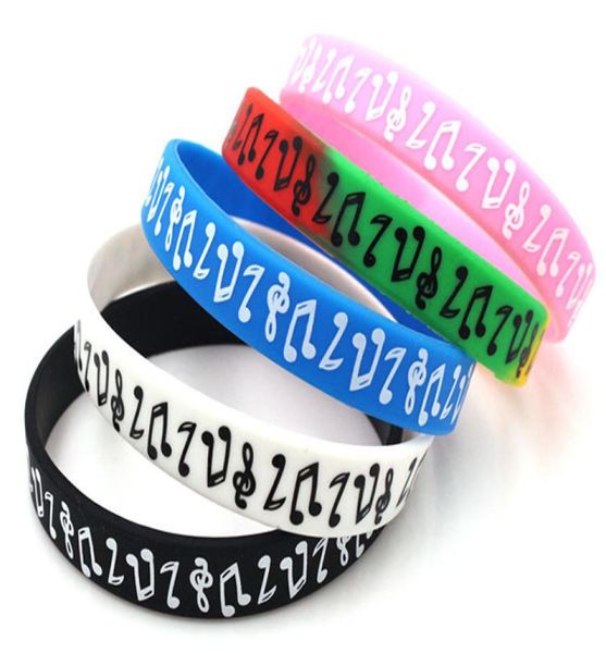 music notes silicone rubber wristband bracelet elastic belt men women bracelet fashion jewelry accessories promotion gifts 5 color1738074, Golden;silver
music notes silicone rubber wristband bracelet elastic belt men women bracelet fashion jewelry accessories promotion gifts 5 color1738074, Golden;silver