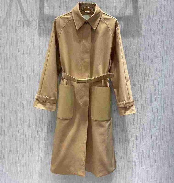 women's trench coats designer windbreaker fashion matching leather pocket belt mid length coat for autumn winter jacket 1han, Tan;black
women's trench coats designer windbreaker fashion matching leather pocket belt mid length coat for autumn winter jacket 1han, Tan;black