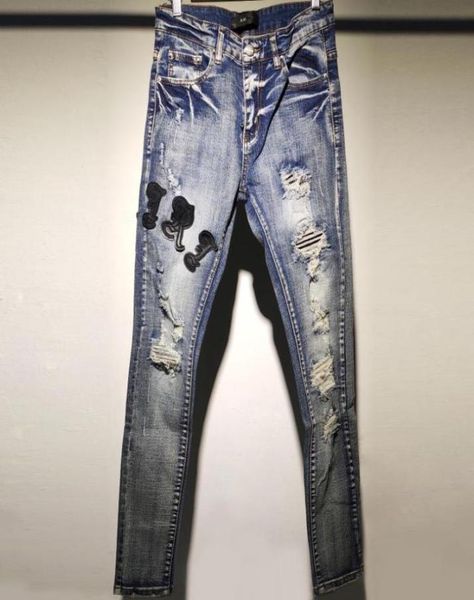 men039s jeans ripped for men leather letter patchwork brand tights motorcycle pants homme marque de luxe hole blue4838544, Blue
men039s jeans ripped for men leather letter patchwork brand tights motorcycle pants homme marque de luxe hole blue4838544, Blue