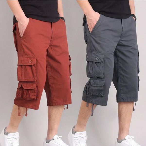 mens shorts summer men short multi pocket military short cotton cargo pants breeches tactical 230712, White;black
mens shorts summer men short multi pocket military short cotton cargo pants breeches tactical 230712, White;black