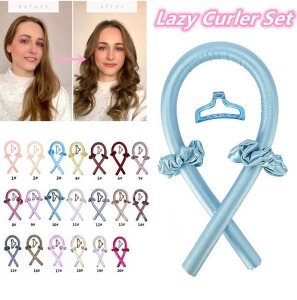 lazy curler set heatless hair curlers no heat damage spiral for long dense sparse hairs sleeping curling rod resistance bands2094523
lazy curler set heatless hair curlers no heat damage spiral for long dense sparse hairs sleeping curling rod resistance bands2094523