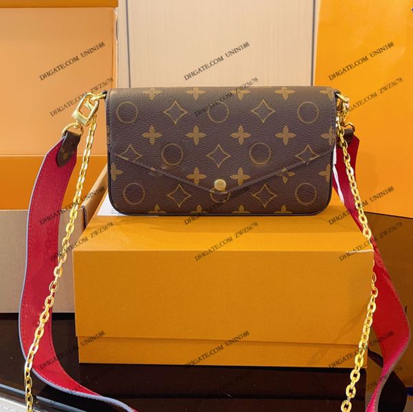 23ss women crossbody bags luxurys designers wallet pochette 3in1 handbag classic flower golden chain bag genuine leather messenger wallets p
23ss women crossbody bags luxurys designers wallet pochette 3in1 handbag classic flower golden chain bag genuine leather messenger wallets p