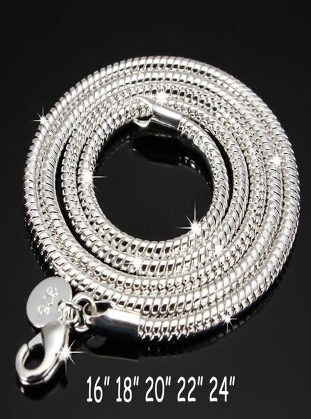 3mm 925 sterling chain silver necklace 16/18/ 20/22/ 24 inch solid silver lobster clasp necklace chains for women jewelry8514662
3mm 925 sterling chain silver necklace 16/18/ 20/22/ 24 inch solid silver lobster clasp necklace chains for women jewelry8514662