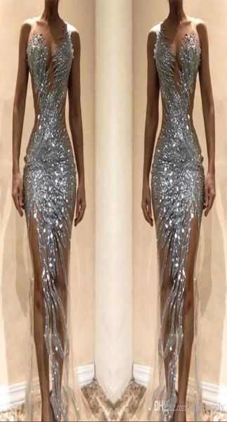 gorgeous silver mermaid prom dresses 2022 see through sequins bodice split long women occasion evening gowns custom made8415420, Black
gorgeous silver mermaid prom dresses 2022 see through sequins bodice split long women occasion evening gowns custom made8415420, Black