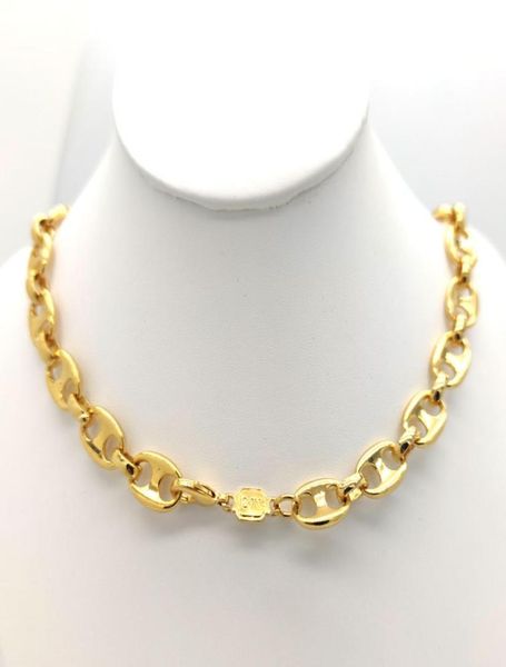 lobster clasp stamp 24 k yellow real gold filled puffed mariner link chain necklace ring circle 10mm 236quot5383119, Silver
lobster clasp stamp 24 k yellow real gold filled puffed mariner link chain necklace ring circle 10mm 236quot5383119, Silver