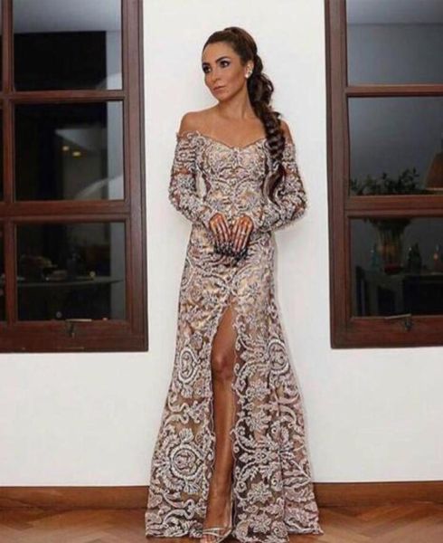 off shoulder mermaid prom dresses appliques arab dubai split long sleeve evening gowns floor length formal lace party dress with b2882243, Black
off shoulder mermaid prom dresses appliques arab dubai split long sleeve evening gowns floor length formal lace party dress with b2882243, Black