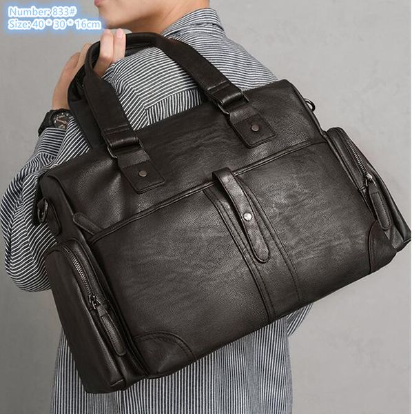 Factory wholesale men shoulder bags 2 colors wear-resistant padded leather handbag outdoor fitness travel leisure backpack solid color fashion handbags, Coffee-833#
Factory wholesale men shoulder bags 2 colors wear-resistant padded leather handbag outdoor fitness travel leisure backpack solid color fashion handbags, Coffee-833#