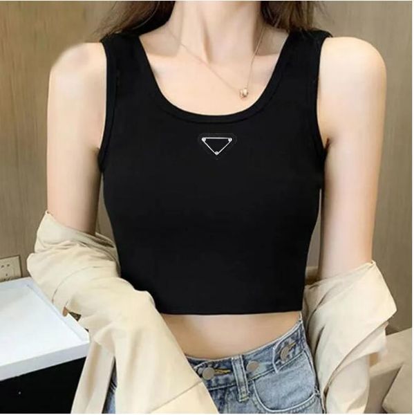 2023 summer designer women t shirts crop brand sport shoulder black white tank casual sleeveless backless tee shirts, White;black
2023 summer designer women t shirts crop brand sport shoulder black white tank casual sleeveless backless tee shirts, White;black