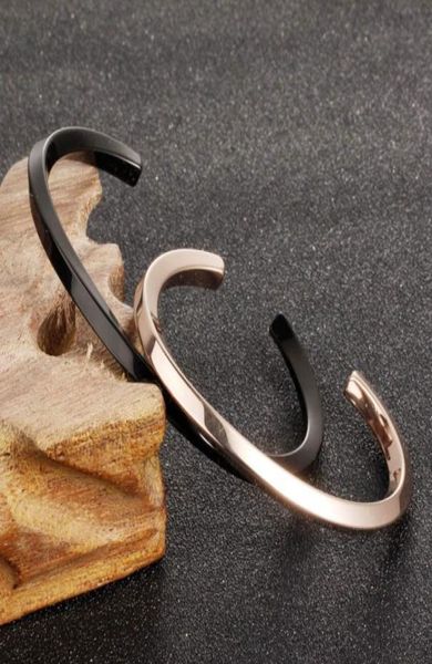 fashion design women gift bangle black and rose gold plated stainless steel bracelet7120901
fashion design women gift bangle black and rose gold plated stainless steel bracelet7120901