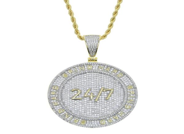 drop ship hip hop penadnt necklace with gold plated engraved letter grind hard with full cubic zircon paved round charm punk style9686296, Silver
drop ship hip hop penadnt necklace with gold plated engraved letter grind hard with full cubic zircon paved round charm punk style9686296, Silver