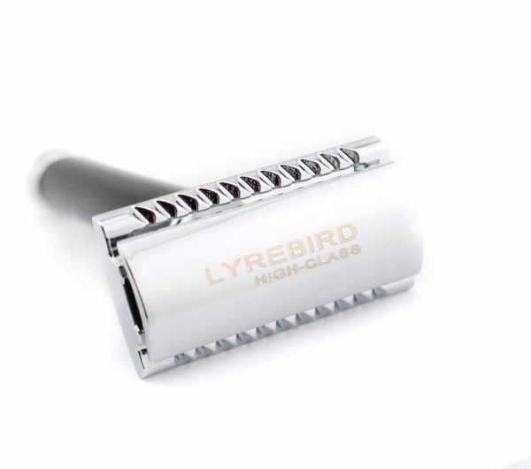 lyrebird highclass black double edge safety razor shaving razor s1 with white box new4128861
lyrebird highclass black double edge safety razor shaving razor s1 with white box new4128861