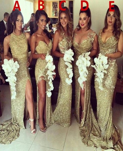 sparkly gold mermaid bridesmaid dresses sequins backless plus size maid of the honor gowns wedding dress 5 styles5552072, White;pink
sparkly gold mermaid bridesmaid dresses sequins backless plus size maid of the honor gowns wedding dress 5 styles5552072, White;pink