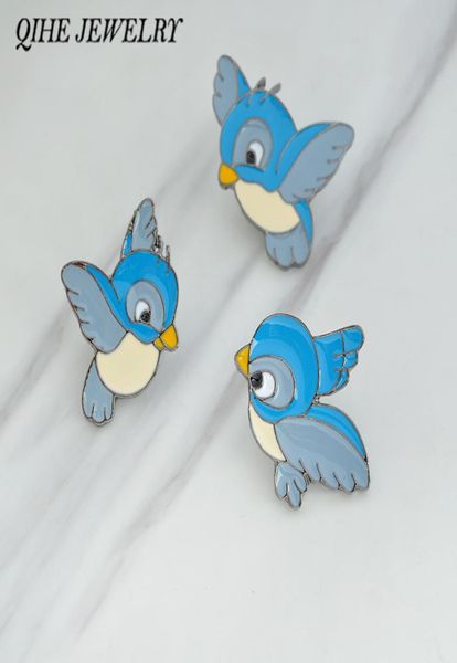 qihe brooches cartoon hard enamel blue birds pins denim jacket badge collar hat bag decorative jewelry8380214, Gray
qihe brooches cartoon hard enamel blue birds pins denim jacket badge collar hat bag decorative jewelry8380214, Gray