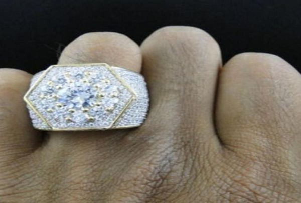 whole men039s iced out cubic zircon bling ring gold color hexagon full cz jewelry micro paved iced out cubic zircon rings 2906165, Silver
whole men039s iced out cubic zircon bling ring gold color hexagon full cz jewelry micro paved iced out cubic zircon rings 2906165, Silver