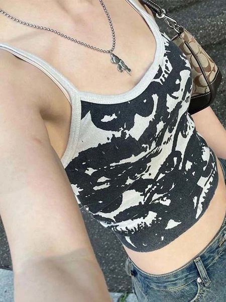women's t-shirt gothic portrait print t-shirt aesthetic y2k crop short sleeve tank tees harajuku street clothing white pendant women�
women's t-shirt gothic portrait print t-shirt aesthetic y2k crop short sleeve tank tees harajuku street clothing white pendant women�