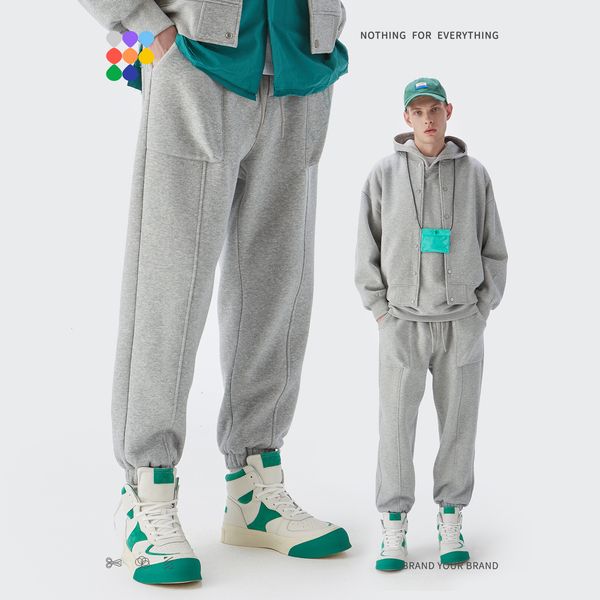 men's pants inflation thick fleece sweatpant grey joggers pants winter warm casual pants men plain loose track pant couple sportswear 2, Black
men's pants inflation thick fleece sweatpant grey joggers pants winter warm casual pants men plain loose track pant couple sportswear 2, Black