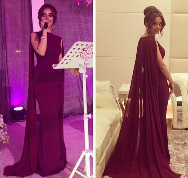 new burgundy evening dresses formal party wear with cape shawl mermaid prom gowns bateau vintage maroon dress1394053, Black;red
new burgundy evening dresses formal party wear with cape shawl mermaid prom gowns bateau vintage maroon dress1394053, Black;red