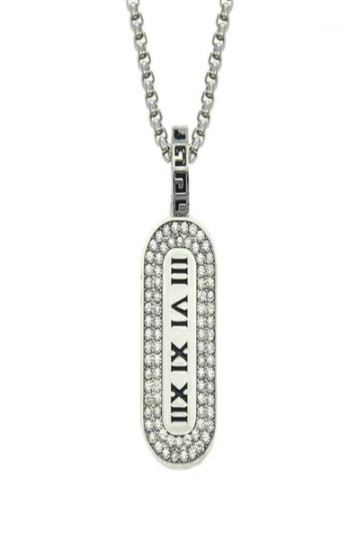 pendant necklaces rome letter necklace hip hop cuban chain fully iced out dog tag 28inch19920510, Silver
pendant necklaces rome letter necklace hip hop cuban chain fully iced out dog tag 28inch19920510, Silver