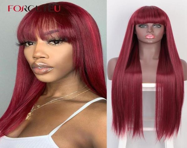 synthetic wigs forcuteu long straight wine red wig with bangs hair bang for women heat resistant3052973, Black
synthetic wigs forcuteu long straight wine red wig with bangs hair bang for women heat resistant3052973, Black