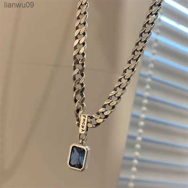 weiyue blue zircon necklace women's retro fashion accessories alphabet geometric simple sweater chain wedding party gift l230704, Silver
weiyue blue zircon necklace women's retro fashion accessories alphabet geometric simple sweater chain wedding party gift l230704, Silver