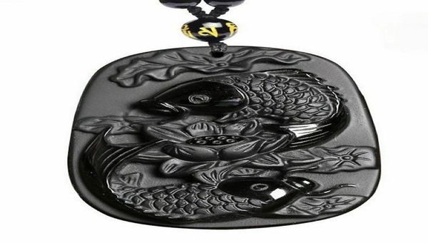 natural obsidian pisces lotus fish koi necklace amulet pendant with bead chain3525248, Silver
natural obsidian pisces lotus fish koi necklace amulet pendant with bead chain3525248, Silver