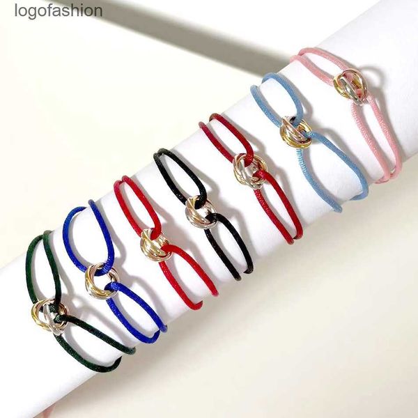 designer jewelry three circles charm bracelets couple bracelet stainless steel tricyclic hand rope black red pink blue many colors handstrap, Golden;silver
designer jewelry three circles charm bracelets couple bracelet stainless steel tricyclic hand rope black red pink blue many colors handstrap, Golden;silver
