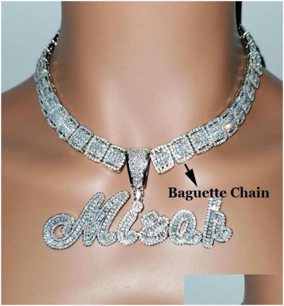 pendant necklaces custom brush cursive iced out letter pendant name necklace baguettes chain micro paved cz personalized hiphop je5599903, Silver
pendant necklaces custom brush cursive iced out letter pendant name necklace baguettes chain micro paved cz personalized hiphop je5599903, Silver