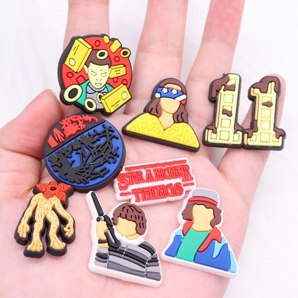 shoe parts accessories 50 stranger game men's character charm pvc shoes decorative chlorine sandals children's party gift accessor, White;pink
shoe parts accessories 50 stranger game men's character charm pvc shoes decorative chlorine sandals children's party gift accessor, White;pink