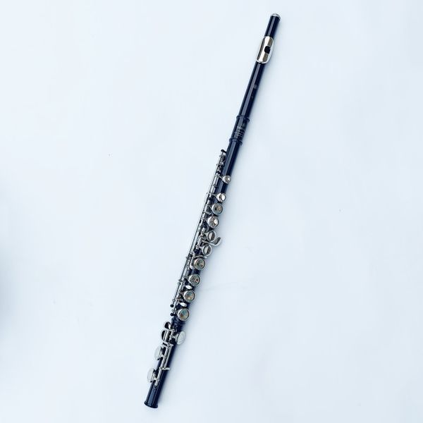 japan black 16 holes flute woodwind instrument closed key add the e key c tone nickel plated concert flute with music case
japan black 16 holes flute woodwind instrument closed key add the e key c tone nickel plated concert flute with music case