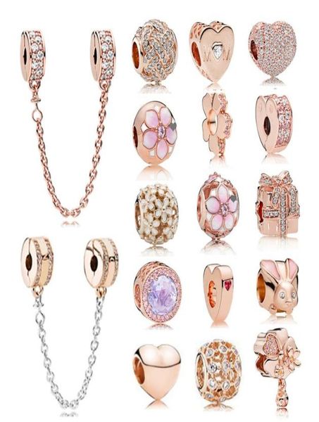 new 100% 925 sterling silver 1:1 authentic charm rose gold daisies heart-shaped rabbit beaded safety clip safety chain5799098, Black
new 100% 925 sterling silver 1:1 authentic charm rose gold daisies heart-shaped rabbit beaded safety clip safety chain5799098, Black