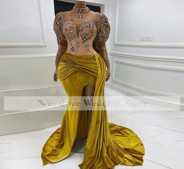 high neck prom dress mermaid slit beads crystal long sleeves informal reception dresses for bride evening party gowns2811603, Black
high neck prom dress mermaid slit beads crystal long sleeves informal reception dresses for bride evening party gowns2811603, Black
