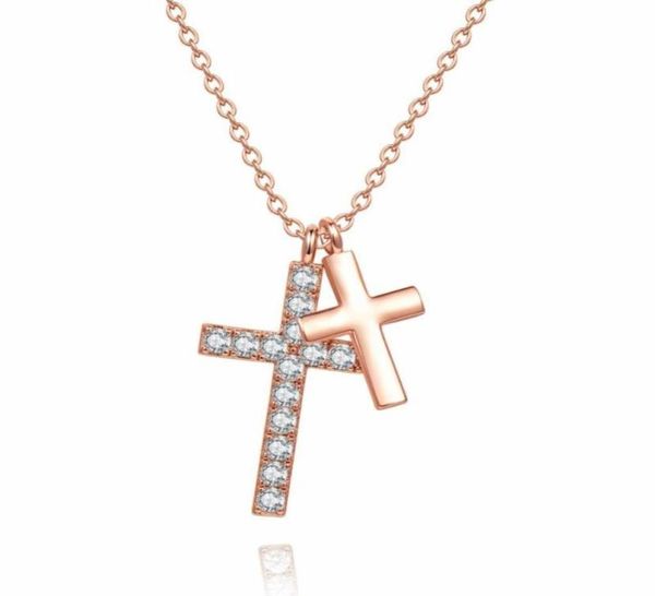 pendant necklaces jingyang hangers kettingen voor vrouwen fashion crystal double cross sieraden meisje charm zirkoon verstelbare k6660336, Silver
pendant necklaces jingyang hangers kettingen voor vrouwen fashion crystal double cross sieraden meisje charm zirkoon verstelbare k6660336, Silver
