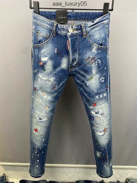 2023 new arrivals mens luxury designer denim jeans holes trousers jeans coolguy biker pants mens clothing 2#9806 dsquare d2 dsqs dsq2s bcox, Blue
2023 new arrivals mens luxury designer denim jeans holes trousers jeans coolguy biker pants mens clothing 2#9806 dsquare d2 dsqs dsq2s bcox, Blue