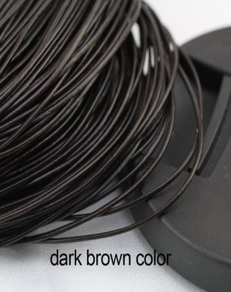 ship 100 meters 1mm dark brown round genuine leather cord necklace bracelet real leather cord1960168, White;red
ship 100 meters 1mm dark brown round genuine leather cord necklace bracelet real leather cord1960168, White;red