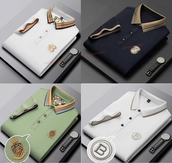 high end embroidered short sleeved cotton polo shirt men s t korean fashion clothing summer luxury 76yp6yp, White;black
high end embroidered short sleeved cotton polo shirt men s t korean fashion clothing summer luxury 76yp6yp, White;black