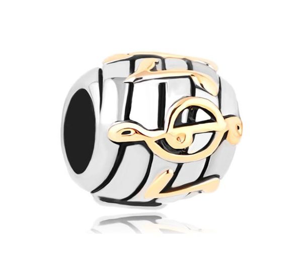 myd jewelry large hole metal bead music notes spacer european charms fits bracelet7596902, Black
myd jewelry large hole metal bead music notes spacer european charms fits bracelet7596902, Black