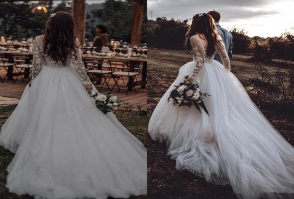 2020 country v backless 3d floral flowers wedding dresses bridal gown illusion long sleeves princess a line long wedding gow2506265, White
2020 country v backless 3d floral flowers wedding dresses bridal gown illusion long sleeves princess a line long wedding gow2506265, White