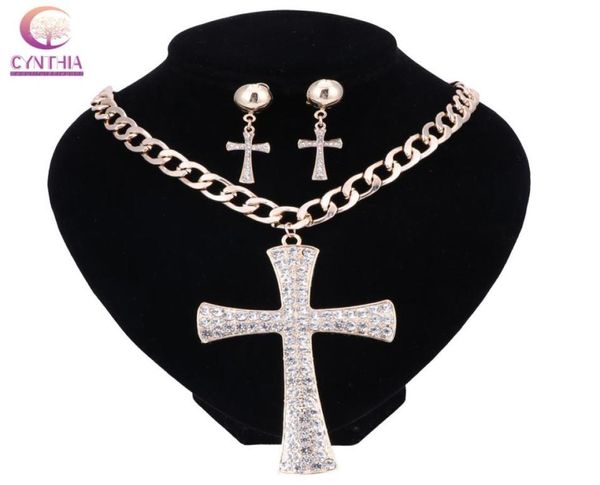 gold silver cross crystal pendant fashion elegant jewelry set for women girls choker necklace earring collier femme1765718, Black
gold silver cross crystal pendant fashion elegant jewelry set for women girls choker necklace earring collier femme1765718, Black